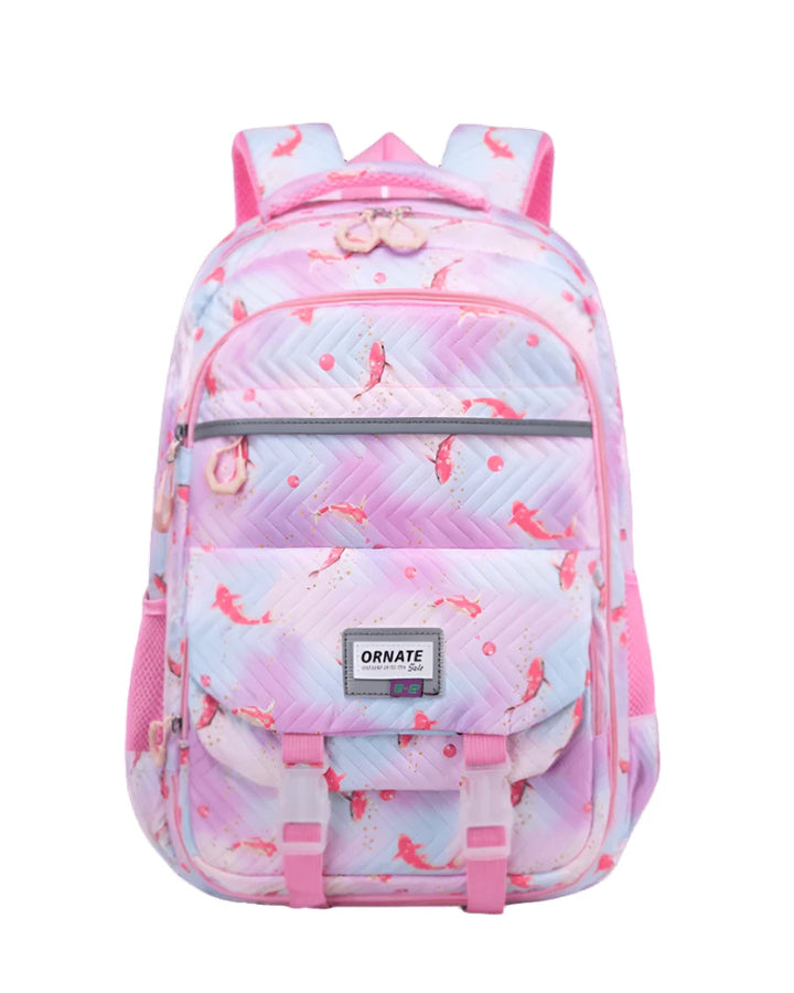 Floral Kid's School Backpack-KF08