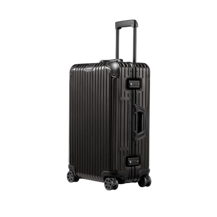 RIMOWA Original 24" aluminum medium suitcase. Iconic design, durable, spacious. Perfect for 5-7 day trips. Shop at Kashif Luggage & Bags.