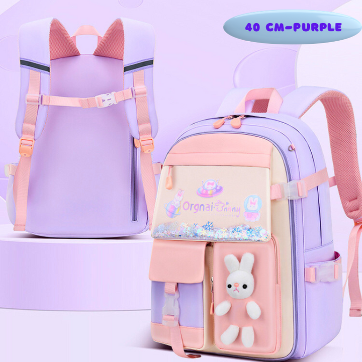 Bunny Backpack for School Girl - Grade 1 to 3