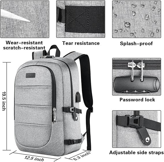 Men's Large Laptop backpack 19"