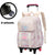 Durable 2-Wheel Trolley Backpack for School Kids