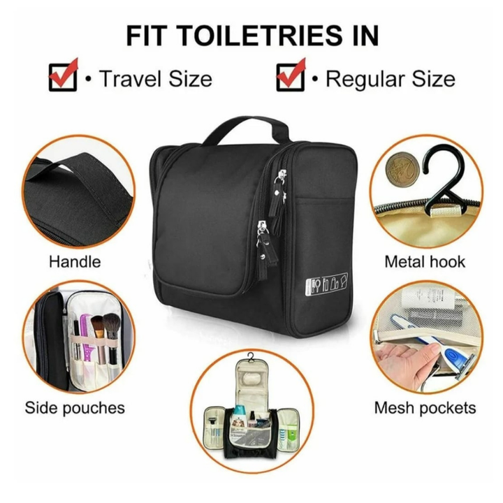 Water-Resistant Travel Toiletry Bag -KB85 - Kashif Luggage & Bags