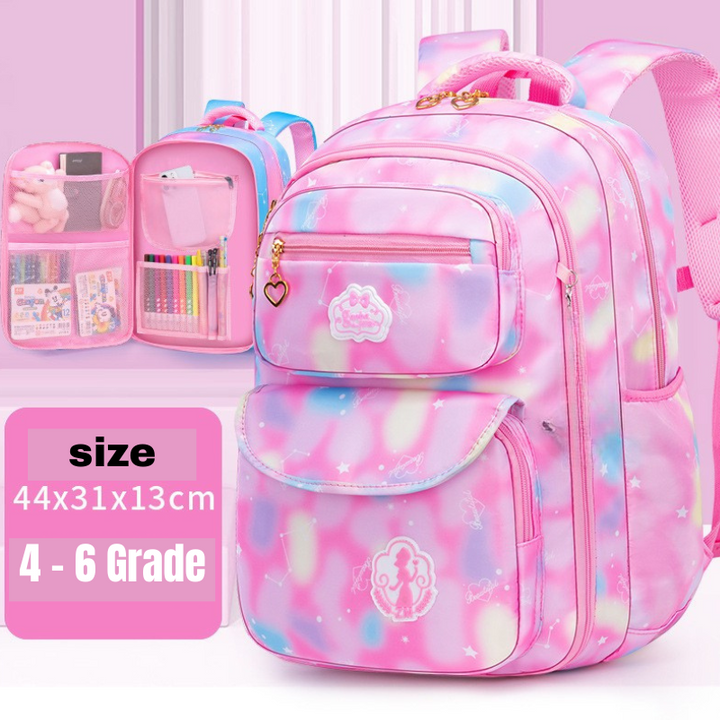 Gradient Pink Large School Bag 4 to 6 Grades