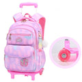 Girls Trolley School Bag Waterproof - 2 Wheels