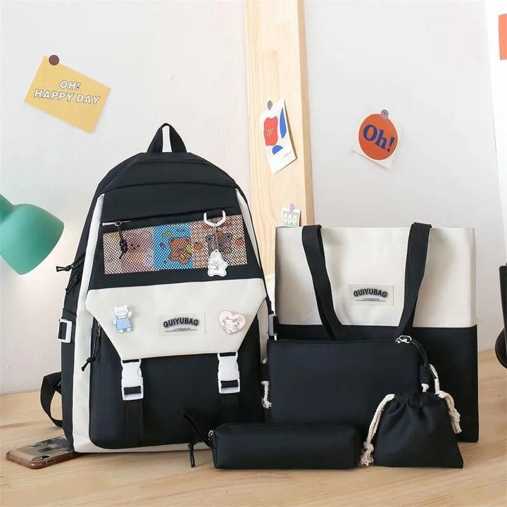 UniStyle Five-Piece Bag Set For Girls