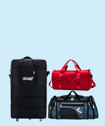 Shop Kashif Travel & Gym Bags—stylish, durable bags for men and women. Perfect for gym, weekends, and short trips. Travel in style with Kashif Bags!
