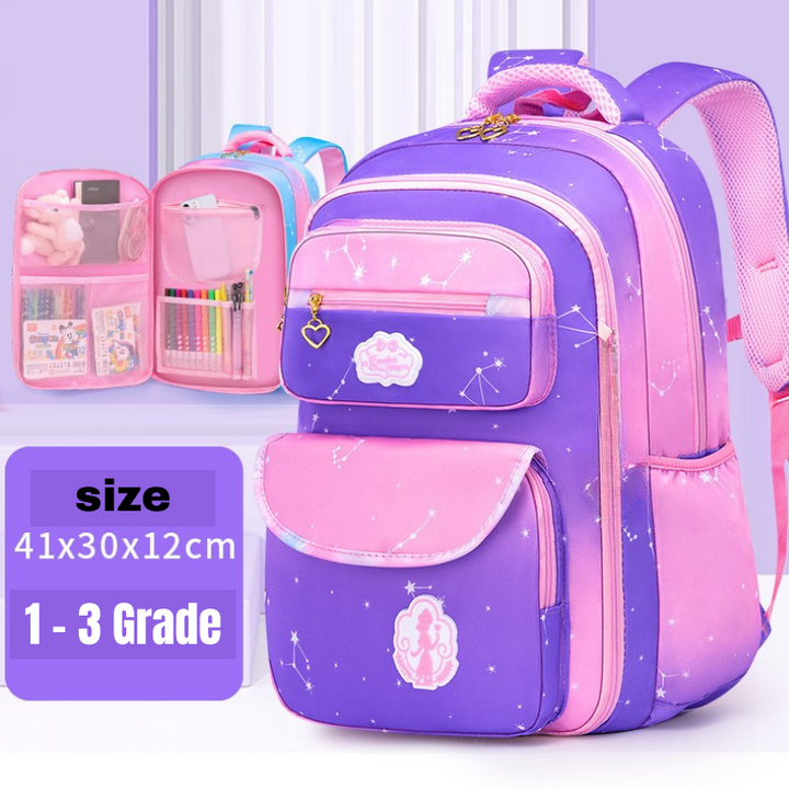 Gradient Color Small Kids School Bag for Grades 1 to 3
