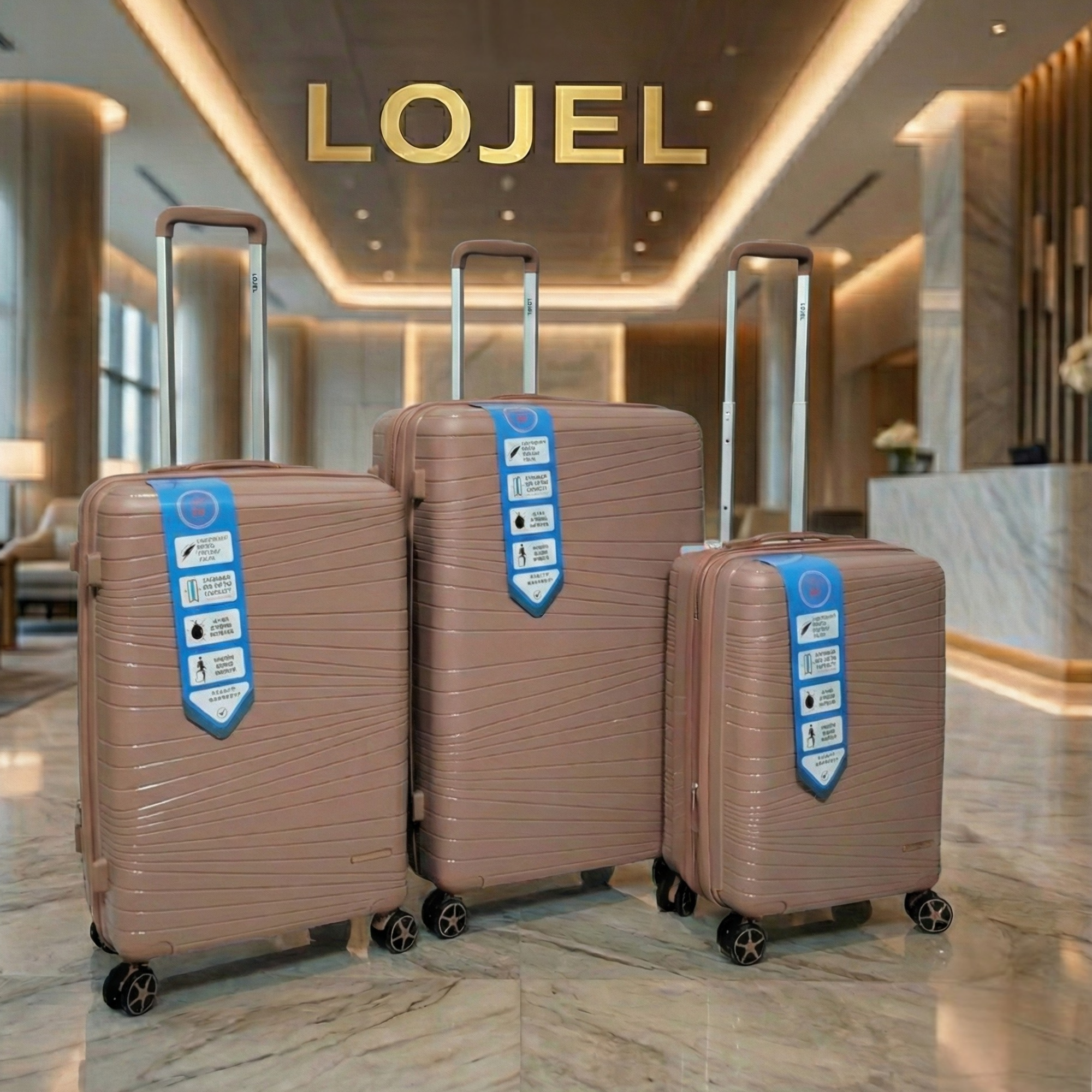 LOJEL Anti-Theft Suitcase Set