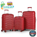 3-Piece Unbreakable PP Suitcase Set (20/25/29 Inch) - Karachi Only