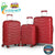 3-Piece Unbreakable PP Suitcase Set (20/25/29 Inch) - Karachi Only