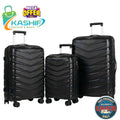 3-Piece Unbreakable PP Suitcase Set (20/25/29 Inch) - Karachi Only