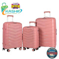 3-Piece Unbreakable PP Suitcase Set (20/25/29 Inch) - Karachi Only