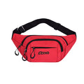 Fitness Waist Bag for Men and Women with Multiple Zippers