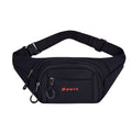 Fitness Waist Bag for Men and Women with Multiple Zippers