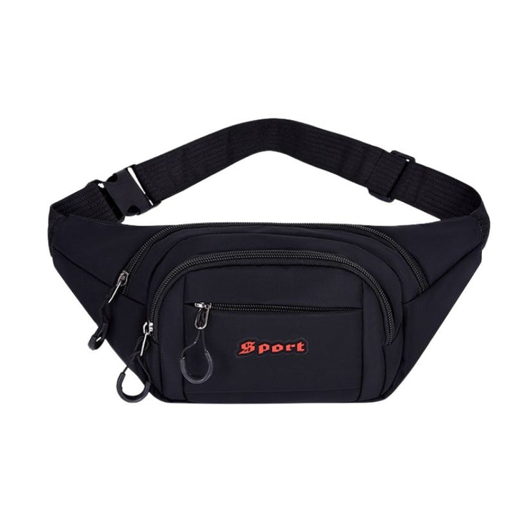 Fitness Waist Bag for Men and Women with Multiple Zippers