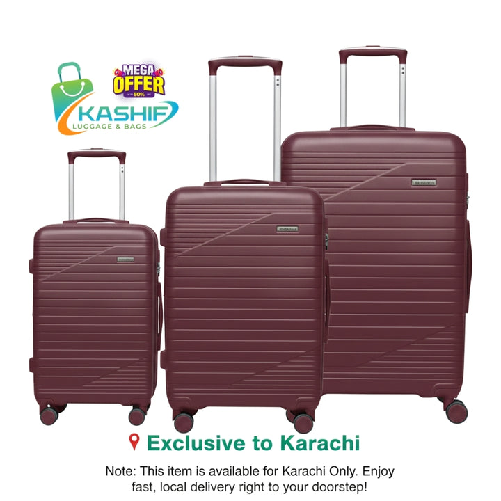 Minister PP Luggage Set 100% Unbreakable - Karachi Only