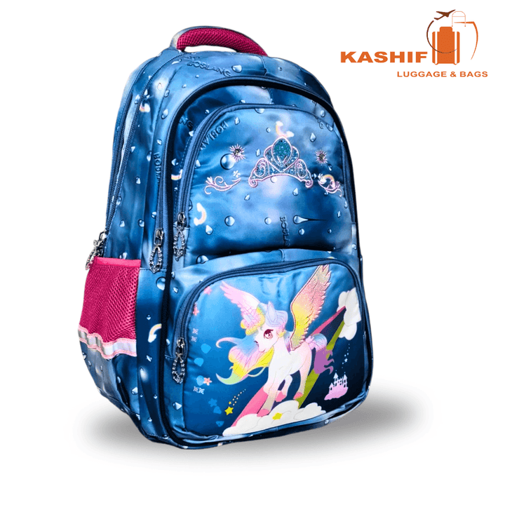 Unicorn- Girls Large School Backpack -GB086S