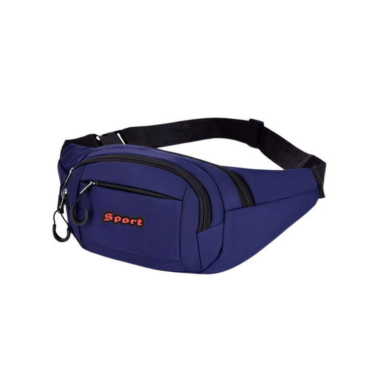 Fitness Waist Bag for Men and Women with Multiple Zippers