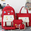 Kawaii Girls Backpack With Badges- KB29