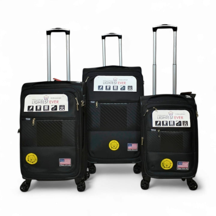 Texas Club 3-Pcs Luggage Set