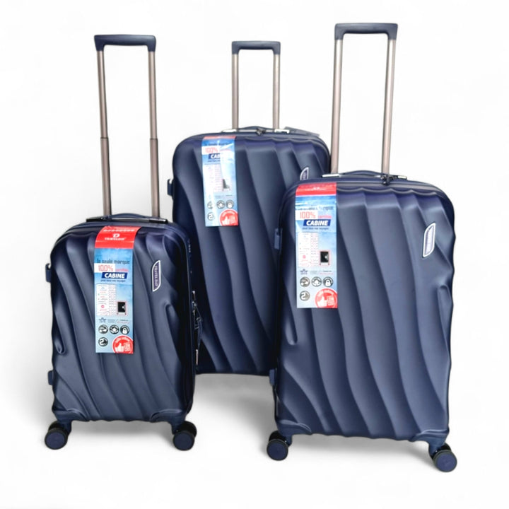 Travel Day 3-Piece ABS Hard Shell Suitcase Set