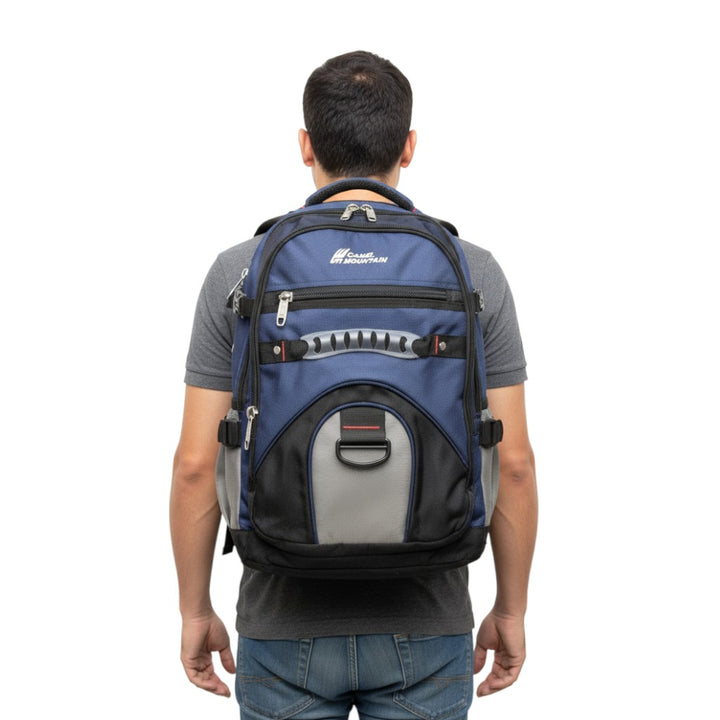 Camel Mountain 20" Large School Travel Laptop Backpack