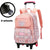 Durable 2-Wheel Trolley Backpack for School Kids