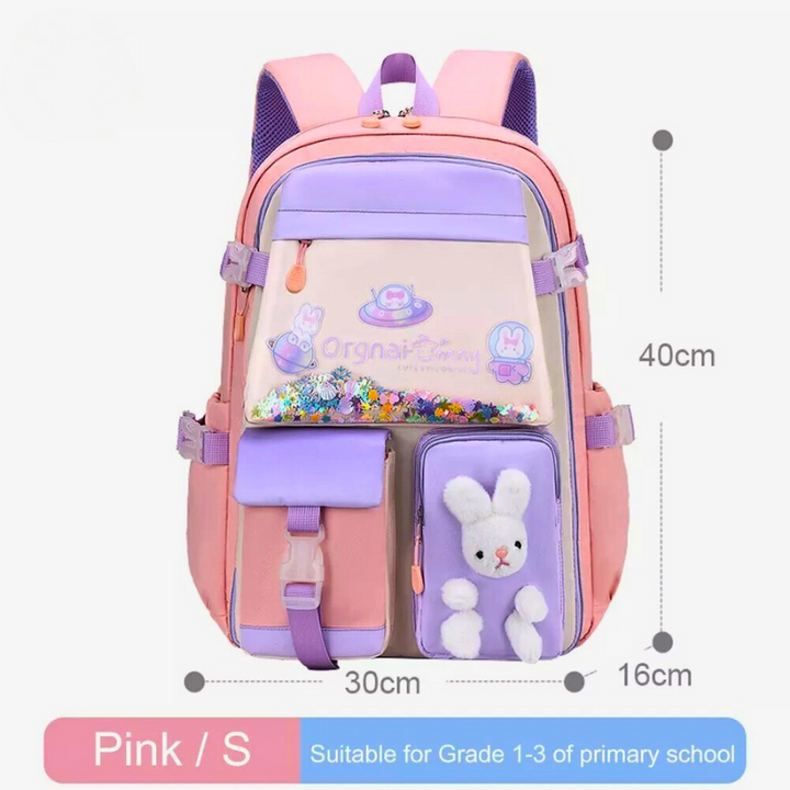 Bunny Backpack for School Girl - Grade 1 to 3